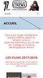 Mobile Screenshot of collegeaucinema77.com